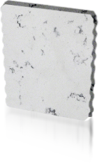 Engineered white quartz countertop sample slab in El Paso TX